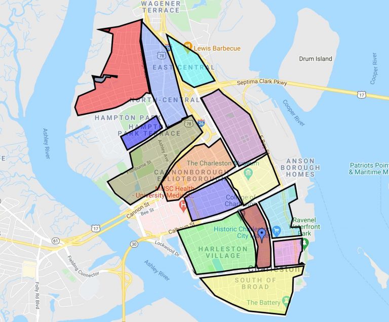 Downtown Charleston Neighborhoods