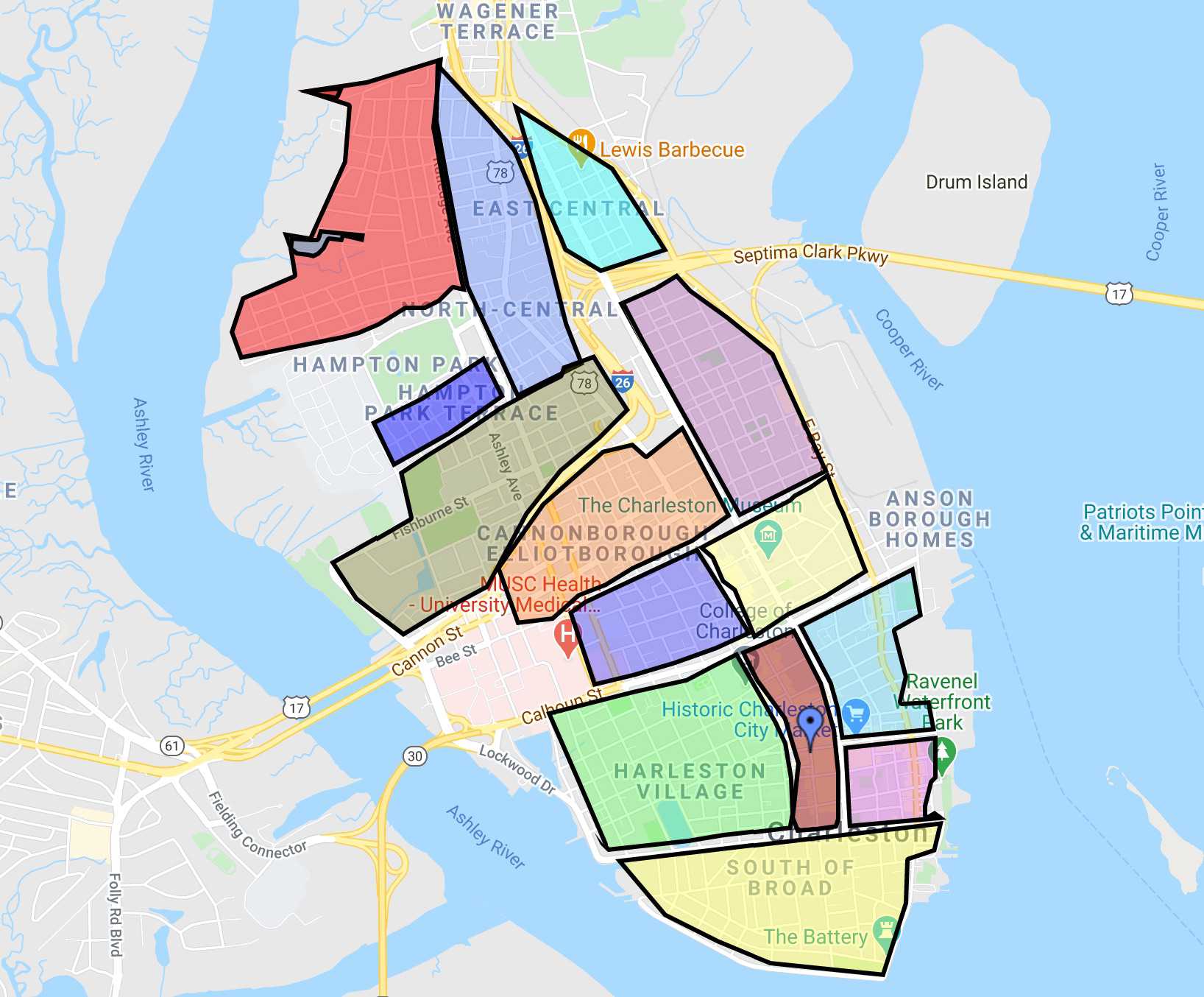 Exploring the Historic District of Charleston Peninsula